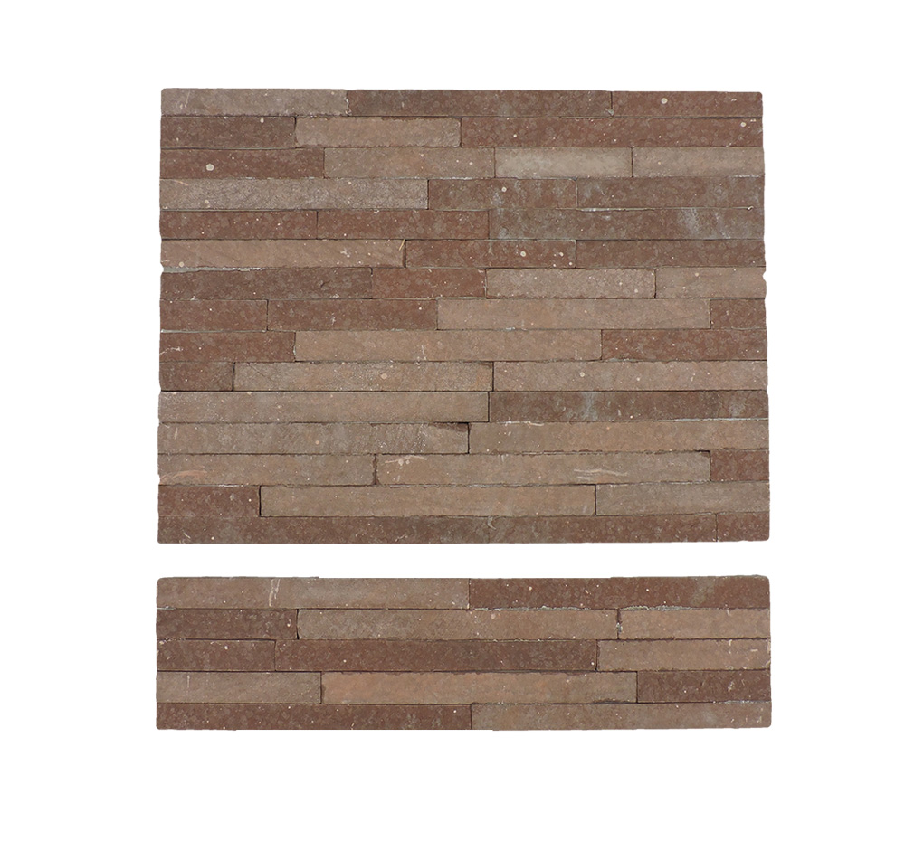 Paneles de chapa de pared exterior/baldosas de pizarra natural/cultivo de revestimiento de pared Piedra/Ledges alpinas oxidadas piedra